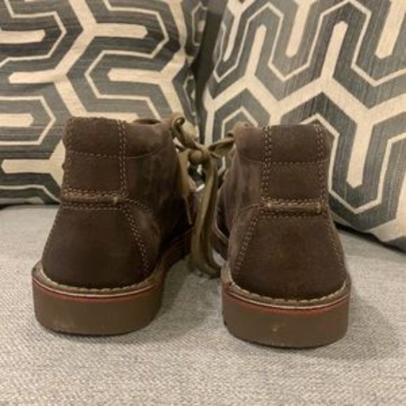 Clarks Vargo Apron Dark Brown Leather Boots - 8.5M